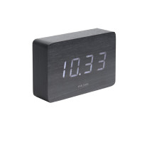 Budík Square KA5653BK, 15cm